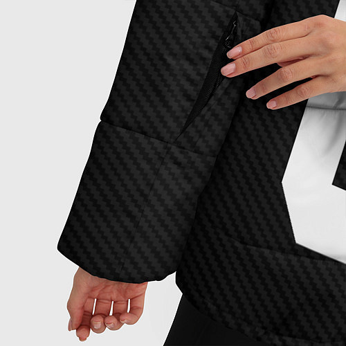 Женская зимняя куртка Hentai 69: Black Style / 3D-Светло-серый – фото 5