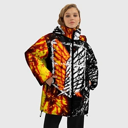 Куртка зимняя женская АТАКА ТИТАНОВ, цвет: 3D-красный — фото 2