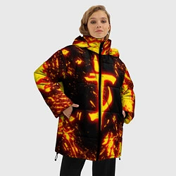 Куртка зимняя женская DOOM: The Crucible, цвет: 3D-черный — фото 2