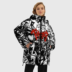 Куртка зимняя женская Berserk Stories, цвет: 3D-красный — фото 2