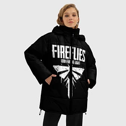 Куртка зимняя женская Fireflies: White Logo, цвет: 3D-черный — фото 2