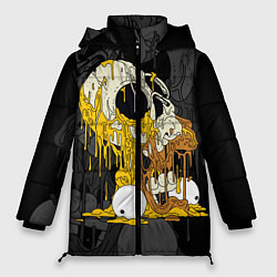 Куртка зимняя женская Simpsons Halloween, цвет: 3D-черный