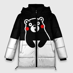 Куртка зимняя женская Kumamon Surprised, цвет: 3D-черный