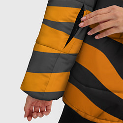 Куртка зимняя женская Шкура тигра, цвет: 3D-светло-серый — фото 2