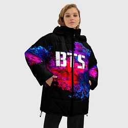 Куртка зимняя женская BTS: Colors Explode, цвет: 3D-светло-серый — фото 2