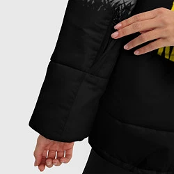 Куртка зимняя женская RDR 2: Grey Style, цвет: 3D-черный — фото 2