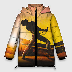 Куртка зимняя женская Bohemian Rhapsody, цвет: 3D-красный