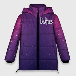 Куртка зимняя женская The Beatles: Neon Style, цвет: 3D-красный