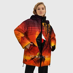 Куртка зимняя женская No Man's Sky: Red Dust, цвет: 3D-черный — фото 2