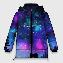 Куртка зимняя женская No Man's Sky: Space Vision, цвет: 3D-светло-серый