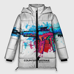 Куртка зимняя женская CS:GO Hyper Beast M16, цвет: 3D-черный
