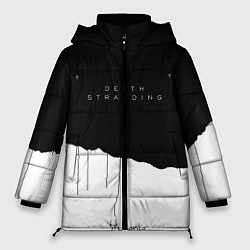 Куртка зимняя женская Death Stranding: Black & White, цвет: 3D-черный