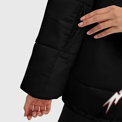 Куртка зимняя женская Ghostemane sign, цвет: 3D-черный — фото 2