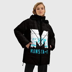Куртка зимняя женская MONSTA X, цвет: 3D-черный — фото 2