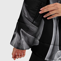 Куртка зимняя женская Slipknot Death, цвет: 3D-черный — фото 2