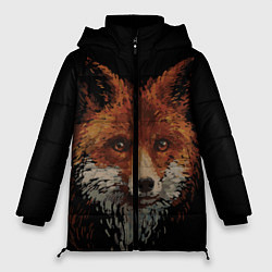 Куртка зимняя женская Маслянная лиса, цвет: 3D-черный