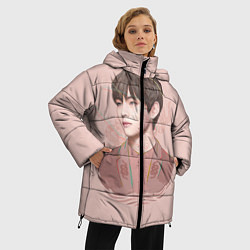 Куртка зимняя женская Kim Taehyung, цвет: 3D-красный — фото 2