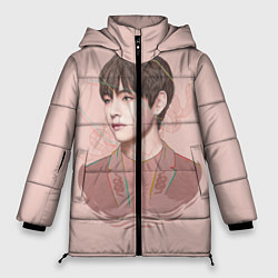 Куртка зимняя женская Kim Taehyung, цвет: 3D-красный