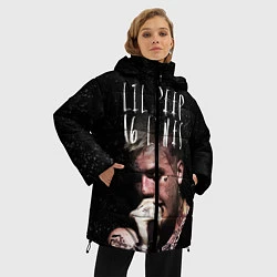 Куртка зимняя женская Lil Peep: 16 Lines, цвет: 3D-черный — фото 2