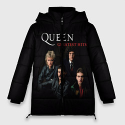 Куртка зимняя женская Queen: Greatests Hits, цвет: 3D-красный