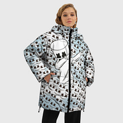 Куртка зимняя женская Marshmello DAB, цвет: 3D-черный — фото 2