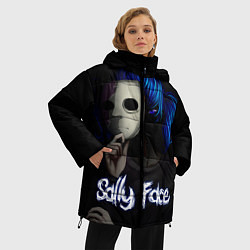 Куртка зимняя женская Sally Face: Dark Mask, цвет: 3D-светло-серый — фото 2