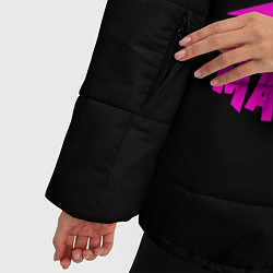 Куртка зимняя женская Marshmello DJ, цвет: 3D-черный — фото 2