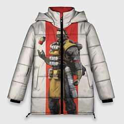 Куртка зимняя женская Apex Legends: Caustic, цвет: 3D-черный