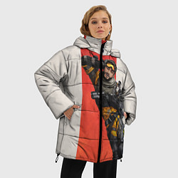 Куртка зимняя женская Apex Legends: Mirage, цвет: 3D-красный — фото 2