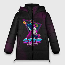Куртка зимняя женская JoJo: Star Platinum, цвет: 3D-красный