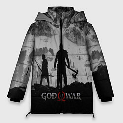 Куртка зимняя женская God of War: Grey Day, цвет: 3D-красный
