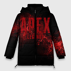 Куртка зимняя женская Apex Legends: Red Blood, цвет: 3D-черный