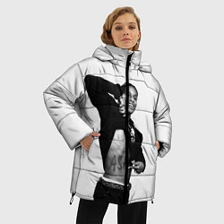 Куртка зимняя женская ASAP Rocky: White Fashion, цвет: 3D-светло-серый — фото 2