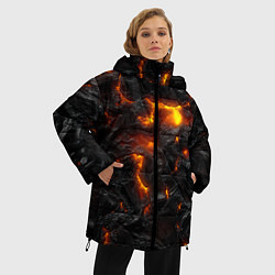Куртка зимняя женская Кипящая лава, цвет: 3D-черный — фото 2