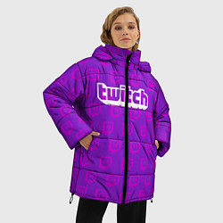 Куртка зимняя женская Twitch Online, цвет: 3D-красный — фото 2