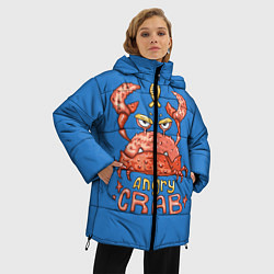 Куртка зимняя женская Hungry Crab, цвет: 3D-черный — фото 2