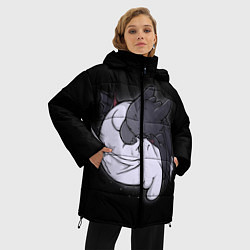 Куртка зимняя женская Night Fury: Yin Yang, цвет: 3D-светло-серый — фото 2
