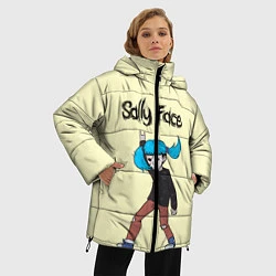 Куртка зимняя женская Sally Face: Rock You, цвет: 3D-красный — фото 2