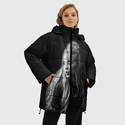 Куртка зимняя женская Billie Eilish: Black Fashion, цвет: 3D-черный — фото 2