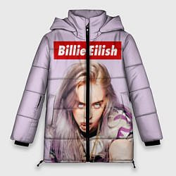 Куртка зимняя женская Billie Eilish: Bored, цвет: 3D-красный