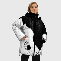 Куртка зимняя женская DEATH STRANDING, цвет: 3D-черный — фото 2