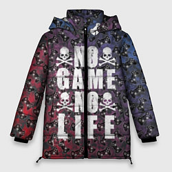 Куртка зимняя женская No Game No Life, цвет: 3D-красный