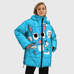 Куртка зимняя женская Fairy Tail: Happy, цвет: 3D-светло-серый — фото 2