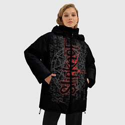 Куртка зимняя женская Slipknot: Pentagram, цвет: 3D-черный — фото 2