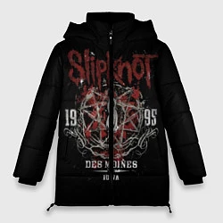 Куртка зимняя женская Slipknot 1995, цвет: 3D-красный