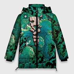 Куртка зимняя женская Forest Godzilla, цвет: 3D-черный