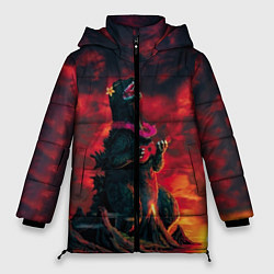 Куртка зимняя женская Укулеле, цвет: 3D-красный