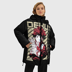 Куртка зимняя женская Deku - My Hero Academia, цвет: 3D-черный — фото 2