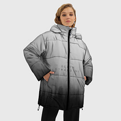 Куртка зимняя женская Death Stranding Лес, цвет: 3D-черный — фото 2