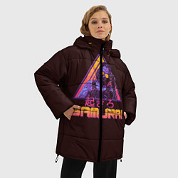 Куртка зимняя женская Johnny Silverhand - SAMURAI, цвет: 3D-черный — фото 2